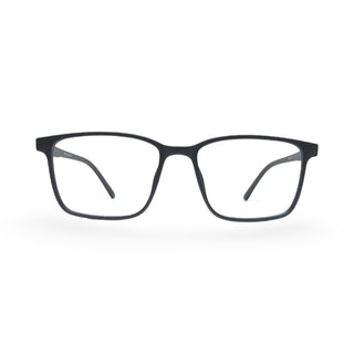 EVX 83311 Black And Blue Rectangle Eyeglass Frame (Large)