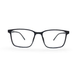 EVX 83311 Black Rectangle Eyeglass Frame (Large)