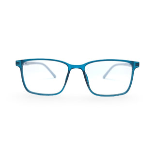 EVX 83311 Teal Rectangle Eyeglass Frame (Large)