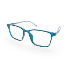 Load image into Gallery viewer, EVX 83311 Teal Rectangle Eyeglass Frame (Large)