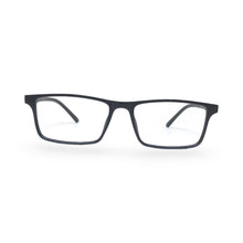 Load image into Gallery viewer, EVX 83313 Black Blue Rectangle Eyeglass Frame (Medium)