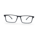 EVX 83313 Black Blue Rectangle Eyeglass Frame (Medium)