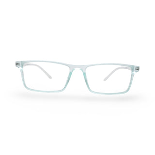 EVX 83313 Light Green Rectangle Eyeglass Frame (Medium)