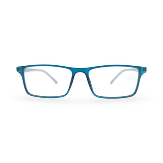 EVX 83313 Teal Rectangle Eyeglass Frame (Medium)