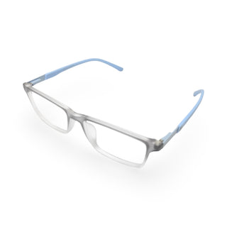 EVX 83313 Gray Rectangle Eyeglass Frame (Medium)