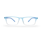 EVX 83313 Blue Rectangle Eyeglass Frame (Medium)