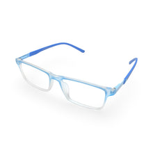 EVX 83313 Blue Rectangle Eyeglass Frame (Medium)