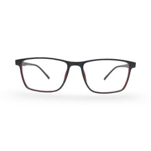 Load image into Gallery viewer, EVX 83314 Red Black Rectangle Eyeglass