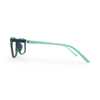 EVX 83314 Green Rectangle Eyeglass Frame (Large)