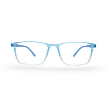 Load image into Gallery viewer, EVX 83314 Blue Rectangle Eyeglass Frame (Large)