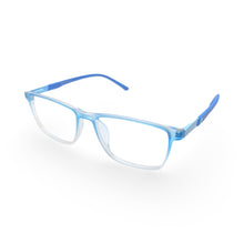 EVX 83314 Blue Rectangle Eyeglass Frame (Large)