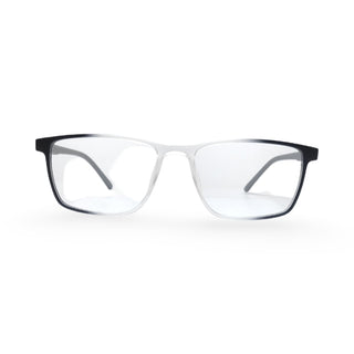 EVX 83314 Transparent Rectangle Eyeglass Frame (Large)