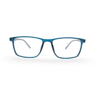 EVX 83314 Teal Rectangle Eyeglass Frame (Large)