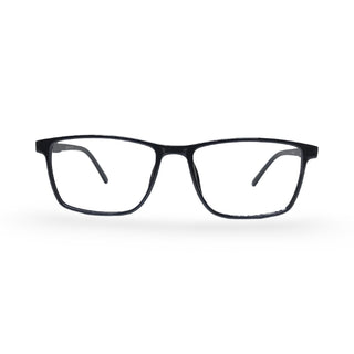 EVX 83314 Black Rectangle Eyeglass Frame (Large)