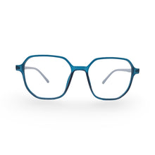 EVX 83315 Teal Geometric Eyeglass Frame (Large)