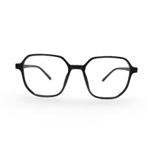 EVX 83315 Black Geometric Eyeglass Frame (Large)