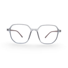 EVX 83315 Gray Geometric Eyeglass Frame (Large)