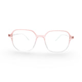 EVX 83315 Pink Geometric Eyeglass Frame (Large)