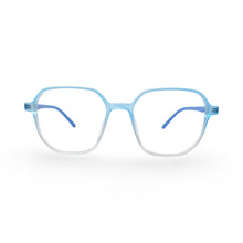 Load image into Gallery viewer, EVX 83315 Blue Geometric Eyeglass Frame (Large)