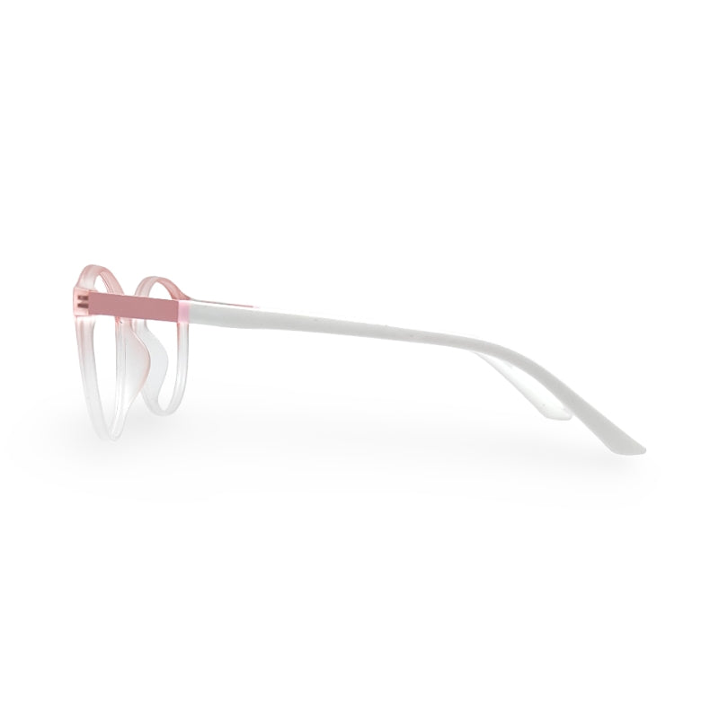 EVX 83317 Pink Round Eyeglass Frame (Medium)