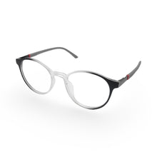 Load image into Gallery viewer, EVX 83317 Black And White Round Eyeglass Frame (Medium)