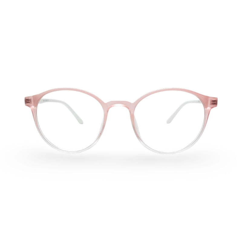 EVX 83317 Pink Round Eyeglass Frame (Medium)
