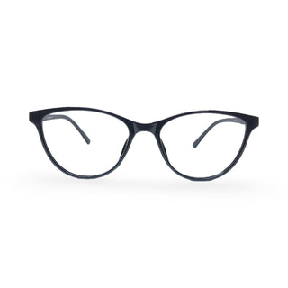 EVX 83319 Black Cat Eye Eyeglass Frame (Medium)