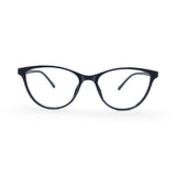 EVX 83319 Black Cat Eye Eyeglass Frame (Medium)