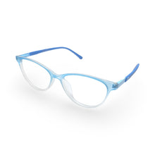 Load image into Gallery viewer, EVX 83320 Blue Cat Eye Eyeglass Frame (Medium)
