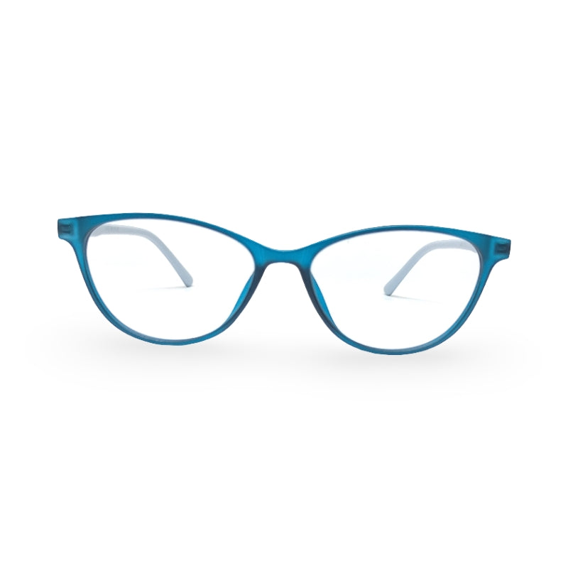 EVX 83320 Teal Cat Eye Eyeglass Frame (Medium)