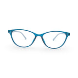 EVX 83319 Teal Cat Eye Eyeglass Frame (Medium)