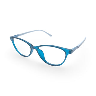 EVX 83320 Teal Cat Eye Eyeglass Frame (Medium)