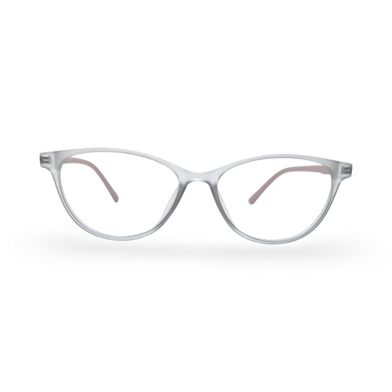 EVX 83319 Gray Cat Eye Eyeglass Frame (Medium)