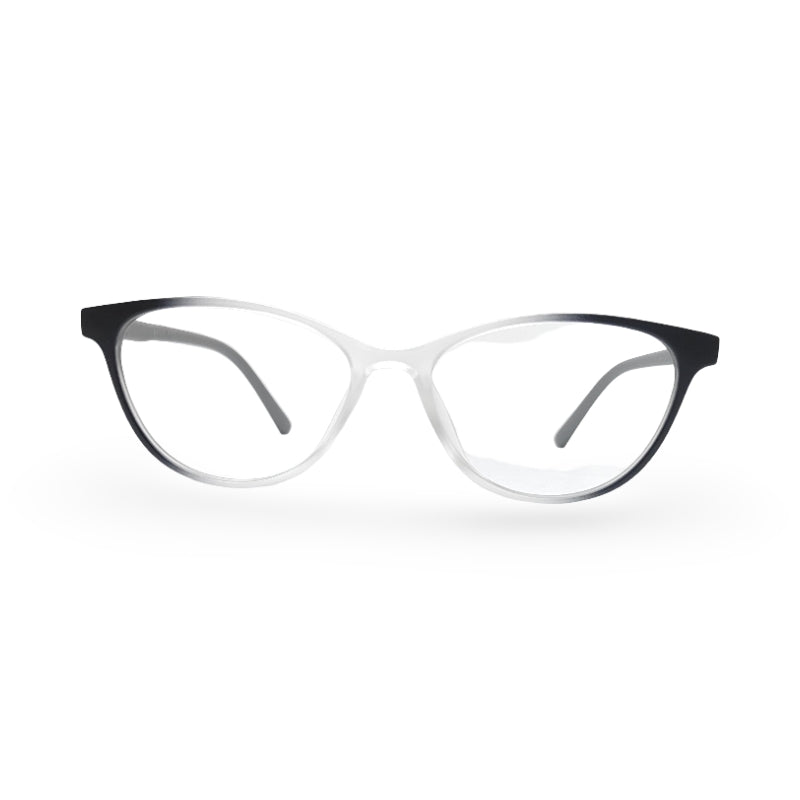 EVX 83320 Transparent Cat Eye Eyeglass Frame (Medium)