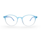 EVX 83317 Blue Round Eyeglass Frame (Medium)