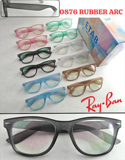 Ray-Ban Style Rubber Arc Optical Frame 0876