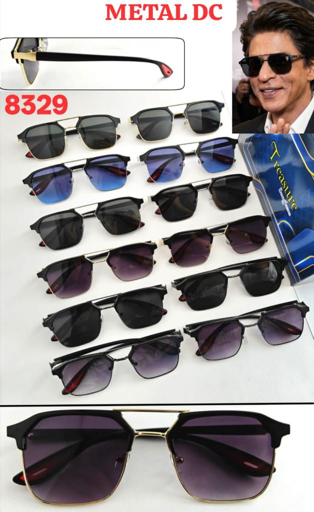 Metal DC 8329 Premium Square Sunglasses