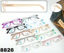 EVX 8826 Ready-to-Use TR90 Bluecut Optical Frame