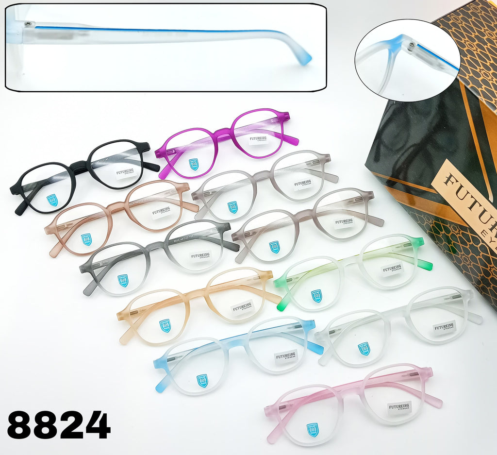 EVX 8824 Ready-to-Use TR90 Bluecut Optical Frame