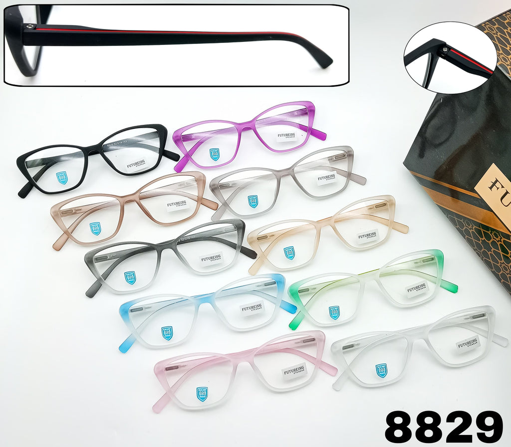 EVX 8829 Ready-to-Use TR90 Bluecut Optical Frame