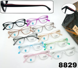 EVX 8829 Ready-to-Use TR90 Bluecut Optical Frame