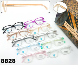 EVX 8828 Ready-to-Use TR90 Bluecut Optical Frame