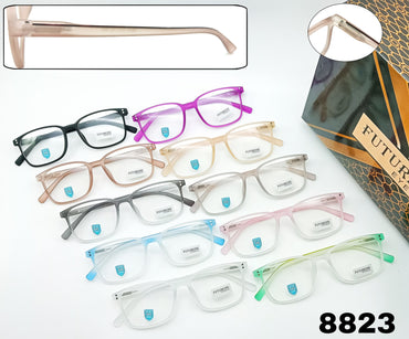 EVX 8823 Ready-to-Use TR90 Bluecut Optical Frame