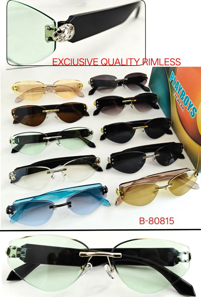 Eagle Vision X Rimless Sunglasses B-80815