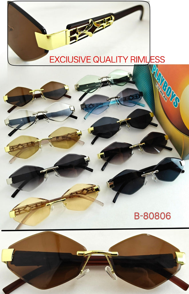 Eagle Vision X Rimless Sunglasses B-80806