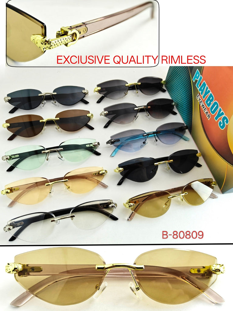 Eagle Vision X Rimless Sunglasses B-80809