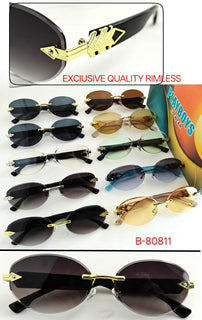 Eagle Vision X Rimless Sunglasses B-80811
