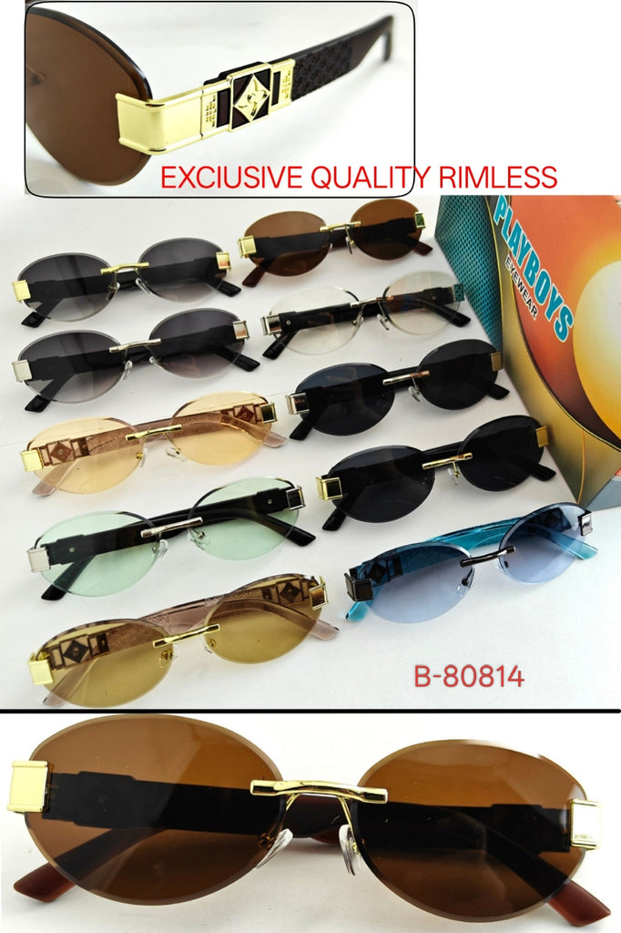 Eagle Vision X Rimless Sunglasses B-80814