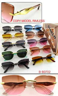 Eagle Vision Rimless Sunglasses B-80702