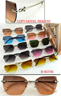 Eagle Vision Rimless Sunglasses B-80706